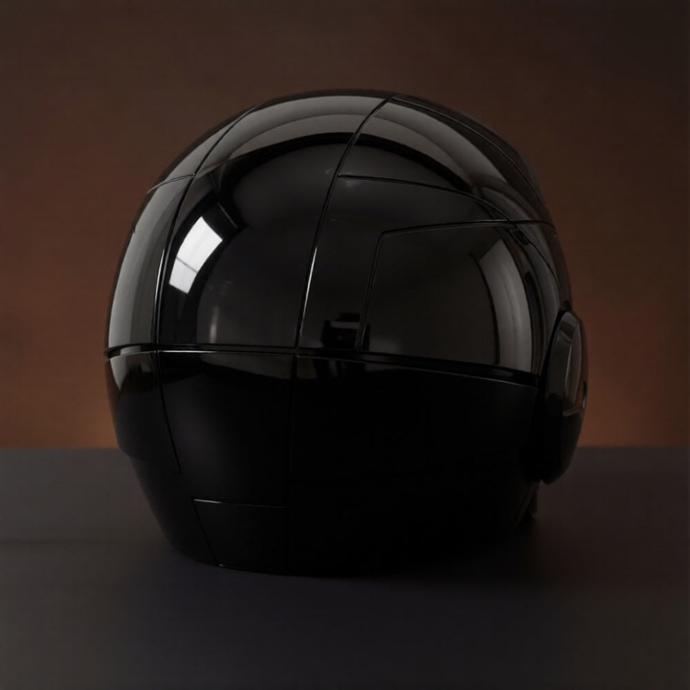 Matte Black Iron Man MK5 Helmet (With Jarvis)