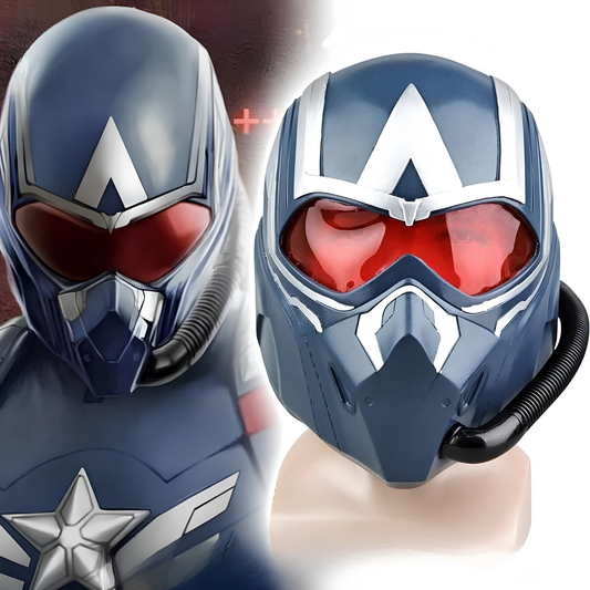 Captain America (Sam Wilson) Helmet "Brave New World" Cosplay Helmet