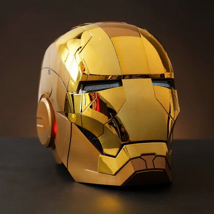 Gold Iron Man MK5 Helmet (With Jarvis)