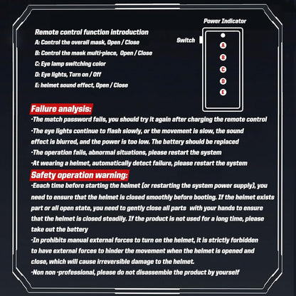 Iron Man Helmet Mk5 Voice Activated