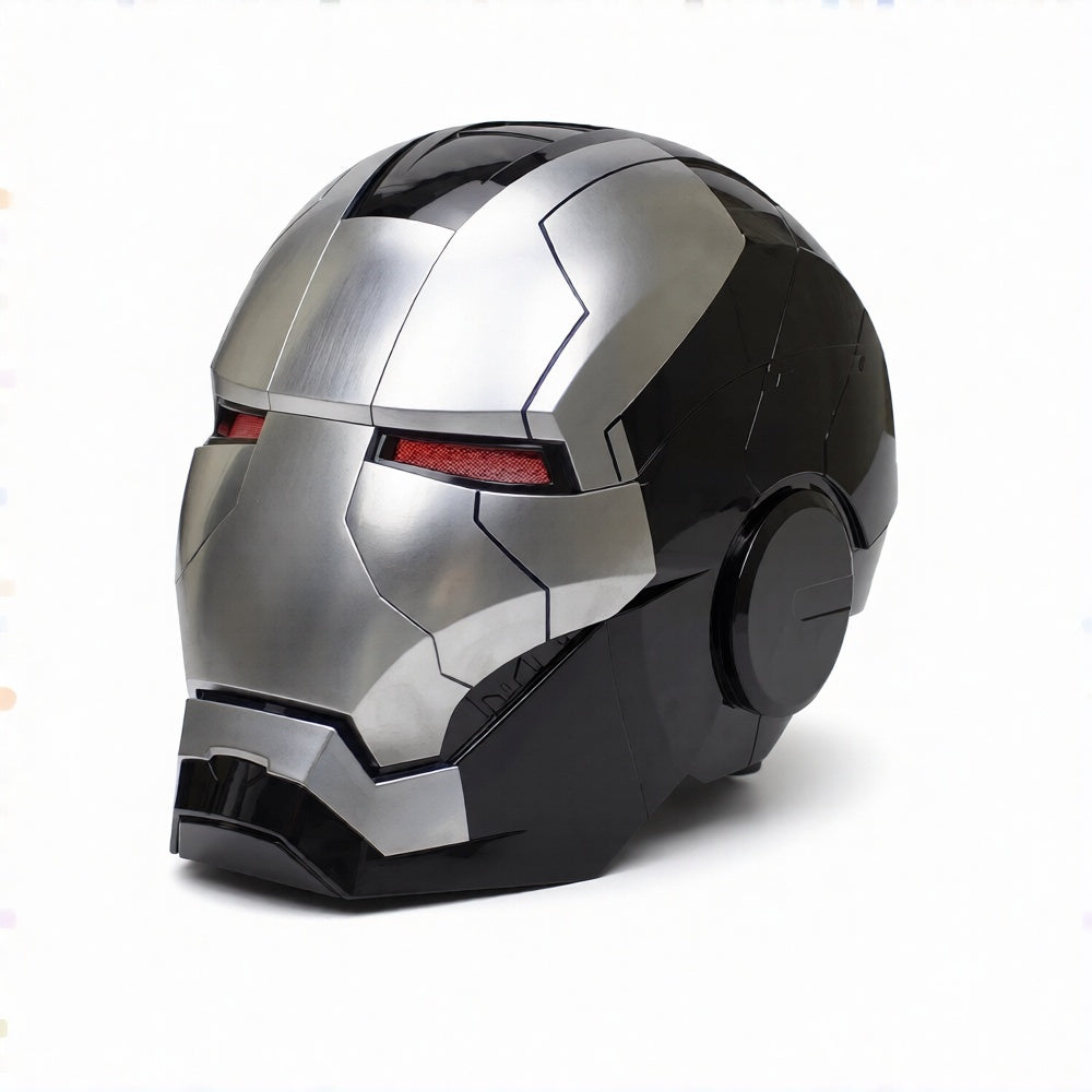 Black/Silver Iron Man MK5 Helmet (With Jarvis)