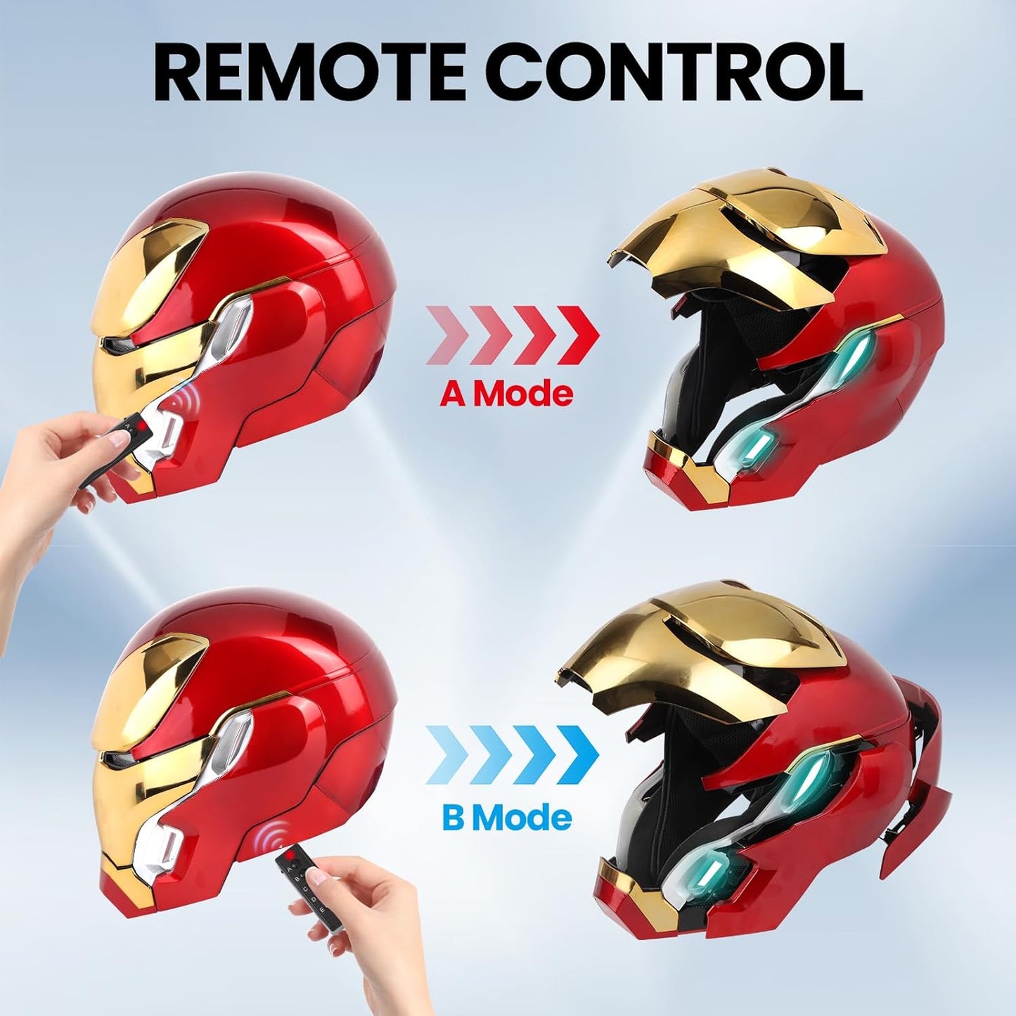 Iron Man Mk50 Collectible Helmet 1:1 Scale Remote, Touch & Voice Control