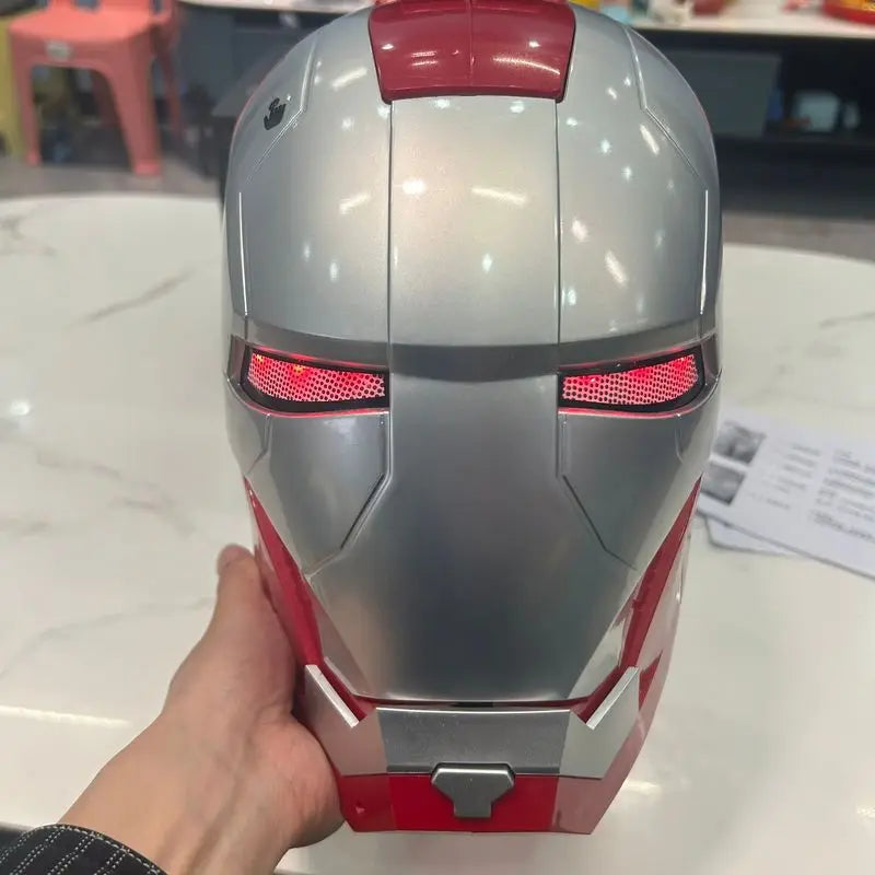 Marvel Iron Man Helmet Electric Toy Mask Automatic Model