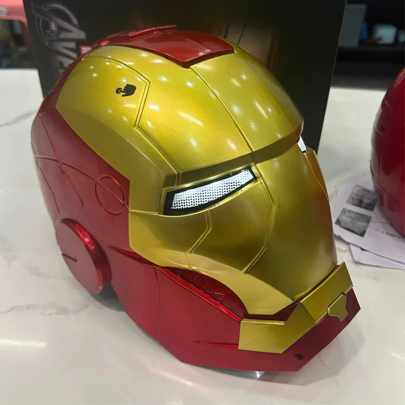 Marvel Iron Man Helmet Electric Toy Mask Automatic Model