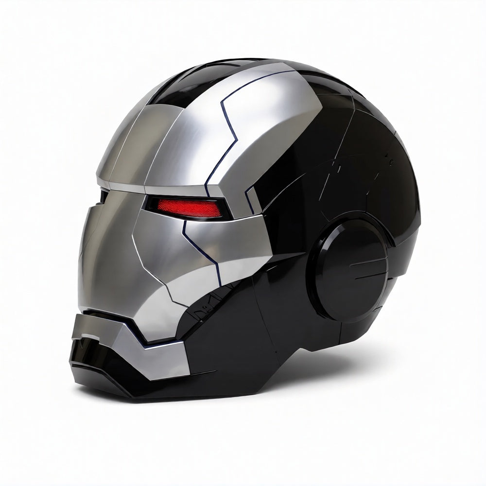 Black/Silver Iron Man MK5 Helmet (With Jarvis)