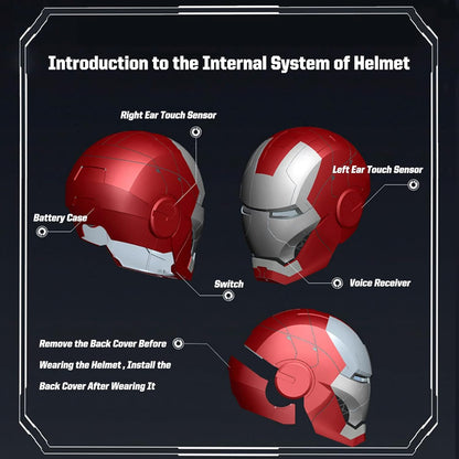 Iron Man Mk50 Collectible Helmet 1:1 Scale Remote, Touch & Voice Control