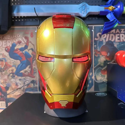 Marvel Iron Man Helmet Electric Toy Mask Automatic Model