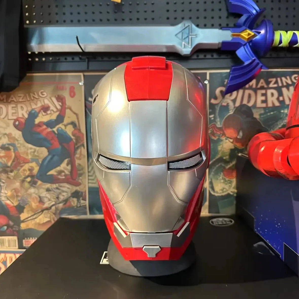 Marvel Iron Man Helmet Electric Toy Mask Automatic Model