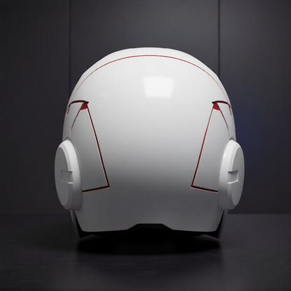 WhiteIron Man MK5 1:1 Helmet (With Jarvis)